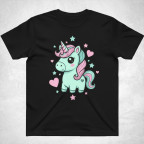 short-sleeve T-shirt featuring a glow in the dark custom text transfer