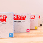Siser EasySubli ink for vibrant, durable designs with the SG400 and SG800 printers.