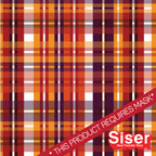 Festive Fall Plaid HTV for crafting and apparel designs