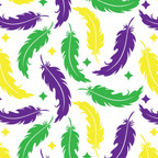 Mardi Gras Feathers HTV