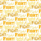  Fight Text Yellow HTV 