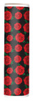 11-inch printed workspace with tattoo rose design on black HTV for garment customization