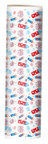 Rocket and fireworks pattern on durable adhesive vinyl