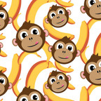 Heat Transfer Warehouse Bananas and Monkeys HTV  