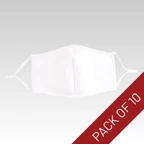  3D White Face Mask Dye-Sub 