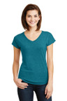  Anvil® Ladies Tri-Blend V-Neck Tee 