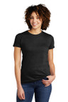 Allmade ® Women's Tri-Blend Tee AL2008 made with sustainable materials including recycled plastic bottles