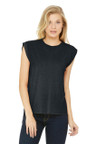 Bella + Canvas BELLA+CANVAS ® Women's Flowy Muscle Tee With Rolled Cuffs 