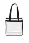 Port Authority® clear tote bag designed for stadium, concert, and event policies.