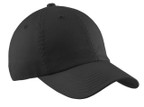 Unstructured low-profile cap with stretch fit and enzyme wash for a lived-in look.