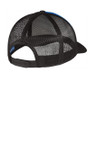 Port Authority® Photo Real Snapback Trucker Cap with structured design, photo-real print, and adjustable 7-position snap closure.