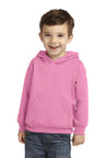 Port & Company® Toddler Core Fleece Pullover Hooded Sweatshirt designed with soft, durable fleece for cozy wear.