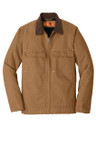 CornerStone® Washed Duck Cloth Chore Coat with enzyme-washed duck cloth for durability.