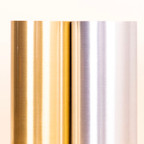 Packaging of POLI-FLEX Turbo Metallics 15" rolls, ideal for use on cotton, polyester, and nylon with low-temperature application.