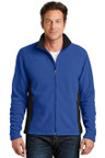 Port Authority® Colorblock Value Fleece Jacket featuring side colorblocking for a striking look.