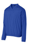 Port Authority® Zephyr V-Neck Pullover with wind- and water-resistant polyester shell for comfort and protection.