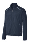 Port Authority® Zephyr Reflective Hit Full-Zip Jacket with reflective hits for increased visibility.