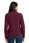 8.3-ounce fleece jacket with twill-taped neck, knotted zipper pulls, and open cuffs for a relaxed fit.