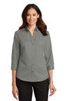  Port Authority®  Ladies 3/4-Sleeve SuperPro Twill Shirt 