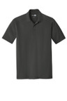 CornerStone Tall Select Polo with flat knit collar and 3-button placket for a professional look.