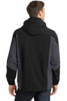 Port Authority Tall Soft Shell Jacket offering four-way stretch fabric and breathable microfleece lining.