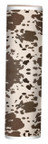 Durable cowhide brown vinyl for car graphics, banners, and window designs.