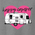 Happy Camper RV DTF transfer with detailed design, ideal for garments.