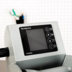 Touch screen on the WALAPress 16x20 Auto-Open Heat Press close up