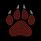 Small paw Rhinestone Transfer GIF