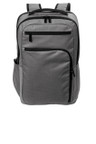 Compact backpack with luggage trolley pass-through and air mesh padding.