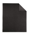 Eco-friendly Re-Blanket crafted from 60% recycled cotton and 40% recycled polyester, with fully hemmed edges for durability.