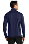 Port Authority C-FREE Snag-Proof 1/4-Zip K865 with self-fabric cuffs and a turned hem with side vents for added comfort.
