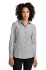 MERCERMETTLE Womens Long Sleeve Stretch Woven Shirt