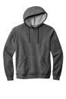 13-ounce cotton/poly fleece pullover hoodie, made in the USA.