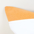 Close up WALABlanks Canvas Stitching Cork Pillow Case