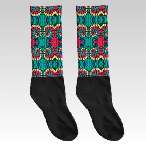 Silky Socks Sublimated Wide Knee High Socks Heat Transfer Warehouse