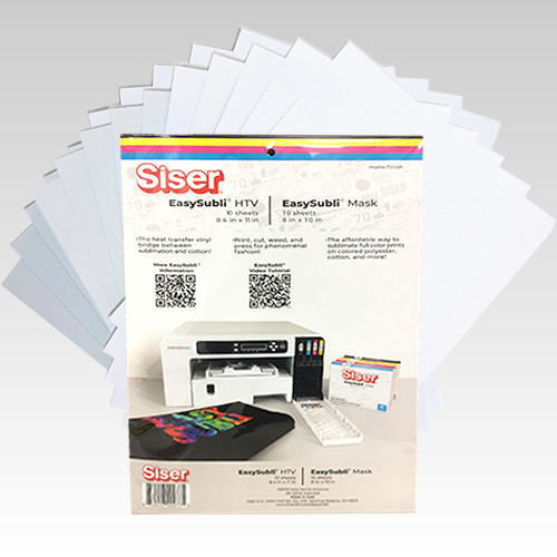 Siser EasySubli Sheets and Mask 10 Pack Heat Transfer Warehouse