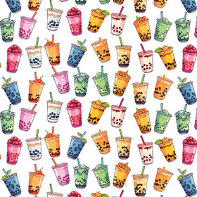 Boba Tea Adhesive Vinyl