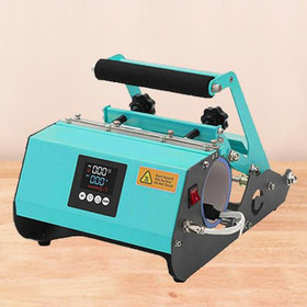 Versatile tumbler heat press, sublimates drinkware sizes from 20 to 30 oz, durable design for beginners and professionals.