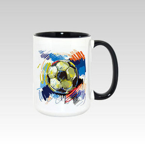 WALABlanks Sublimation Black Ceramic Mugs 15oz 