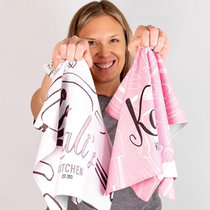 WALAKustom Completed Waffle Kitchen Towel 