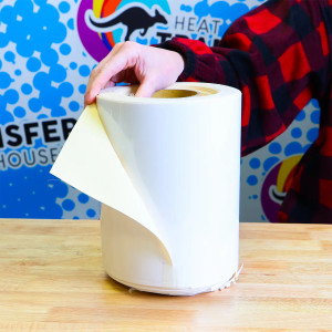 Closeout Ivory Rhinestone Template Flock roll 