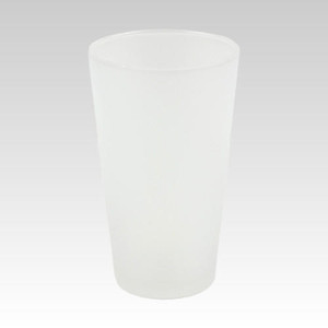 WALABlanks Frosted Glass Cup 17 oz