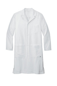 WonderWink Men's Long Lab Coat made from 65/35 poly/cotton poplin.