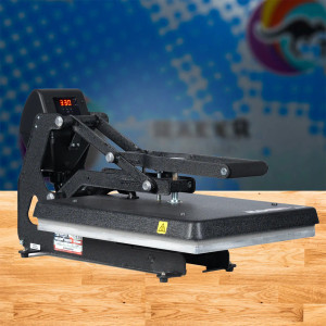 16x20 Stahls' Maxx Clam Heat Press from Hotronix closed on a table
