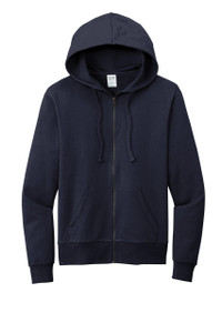 Allmade Unisex Organic French Terry Full-Zip Hoodie made with 100% organic cotton for a sustainable and comfortable fit.