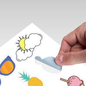 WALASub adhesive vinyl sublimation sticker sheets with glossy finish, perfect for creating custom stickers WALASub adhesive vinyl sublimation sticker sheets with glossy finish, perfect for creating custom stickers