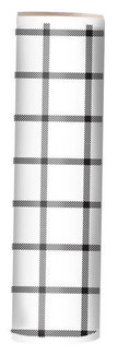  SISER860 - Window Pane Plaid Black White 