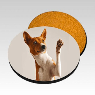 WALAKustom Sublimated Round Cork Coaster decorated with your custom design