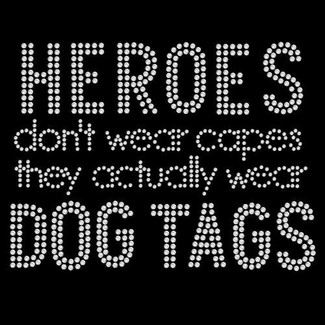  Heroes Dont Wear Capes Dogtags 